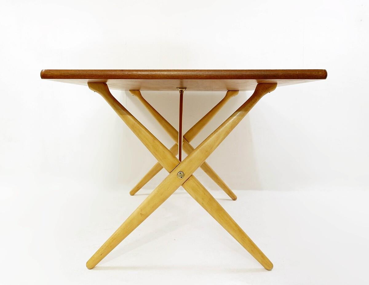 Hans J. Wegner 'AT-303' Dining Table for Andreas Tuck, 1st Edition In Good Condition In Brussels , BE