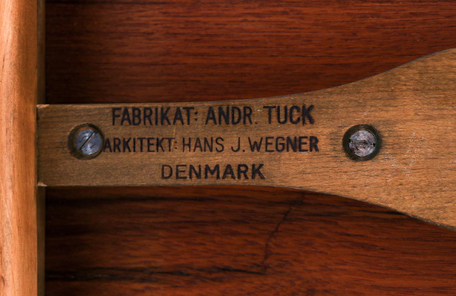 Hans J. Wegner AT-309 Drop-Leaf Dining Table for Andreas Tuck  11