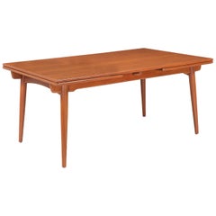 Hans J. Wegner AT 312 Draw-Leaf Dining Table for Andreas