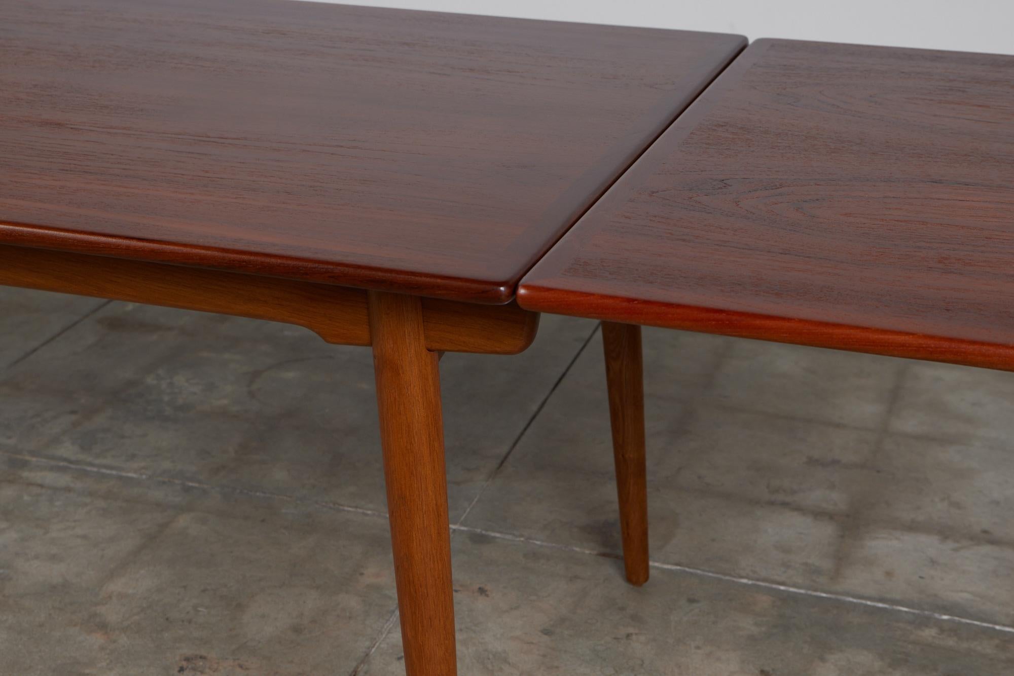 Hans J. Wegner AT-312 Teak Dining Table for Andreas Tuck 3