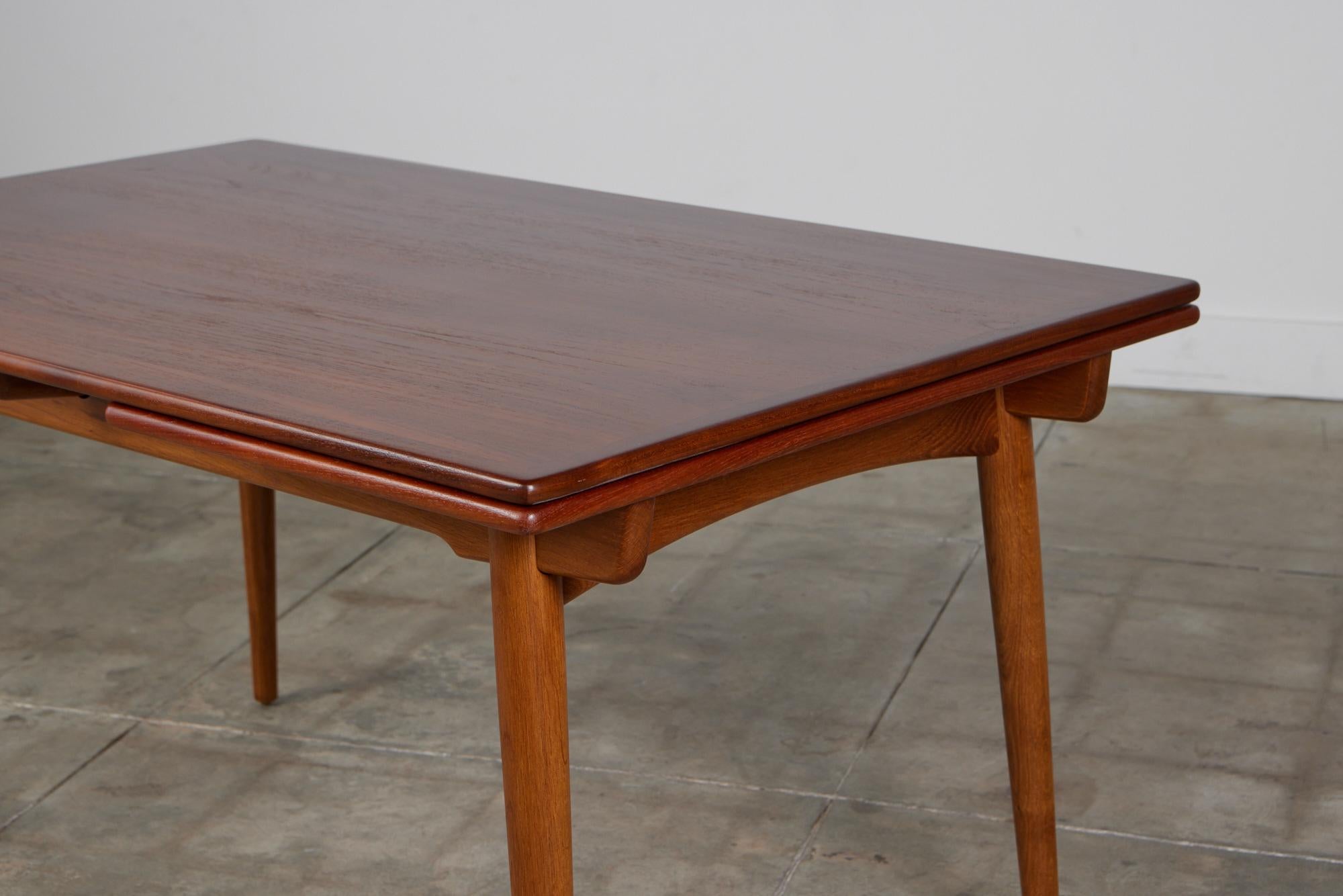 Hans J. Wegner AT-312 Teak Dining Table for Andreas Tuck 8