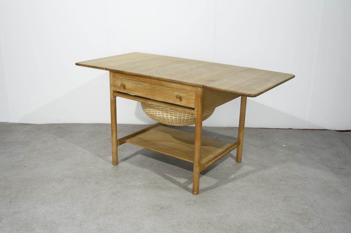 Hans J. Wegner “AT33 / PP33” Sewing Table for PP Mobler, Denmark, 1953 6