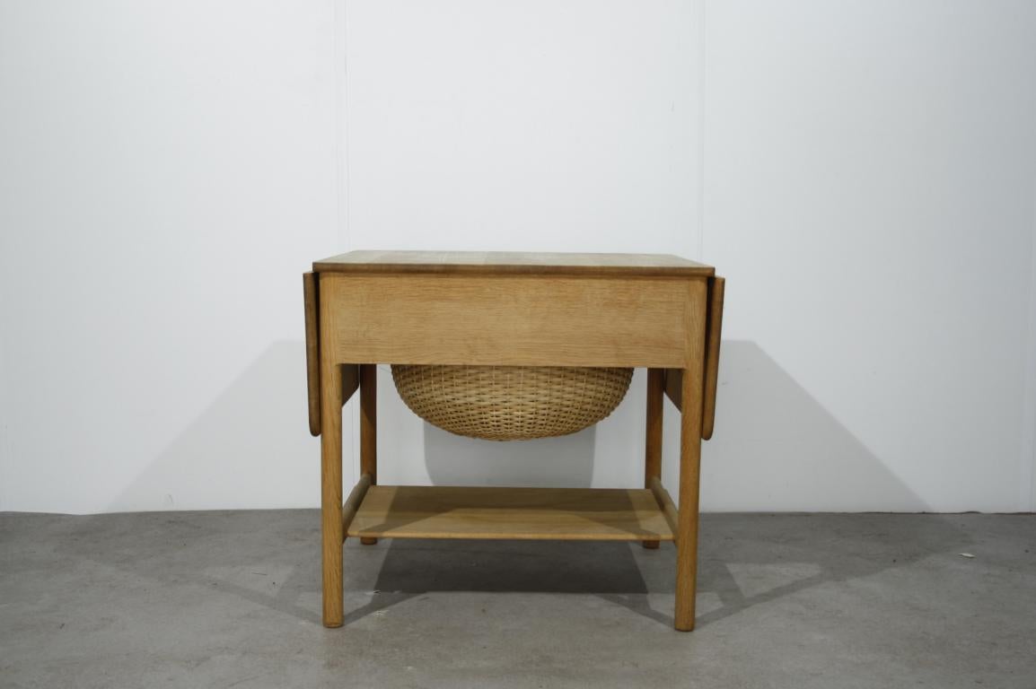 Hans J. Wegner “AT33 / PP33” Sewing Table for PP Mobler, Denmark, 1953 10