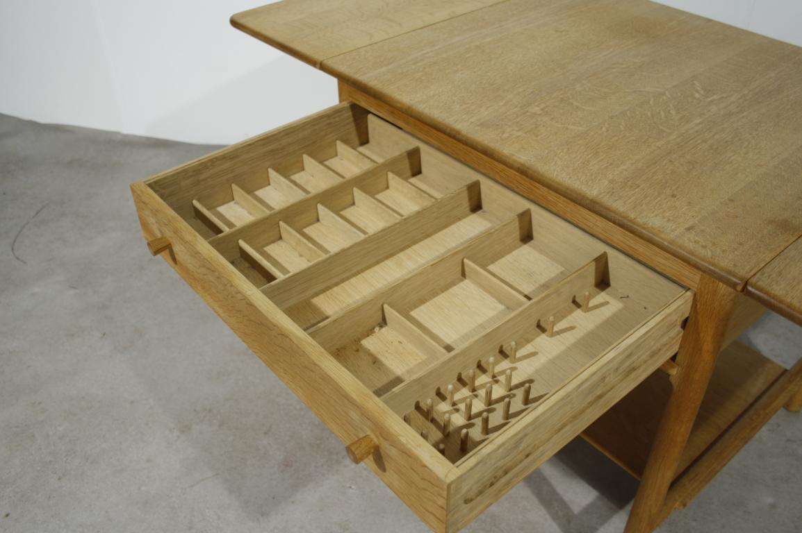 Hans J. Wegner “AT33 / PP33” Sewing Table for PP Mobler, Denmark, 1953 1