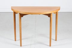 Hans J. Wegner Card Table of Cherry Wood, Made by Fritz Hansen A/S, Denmark 1968