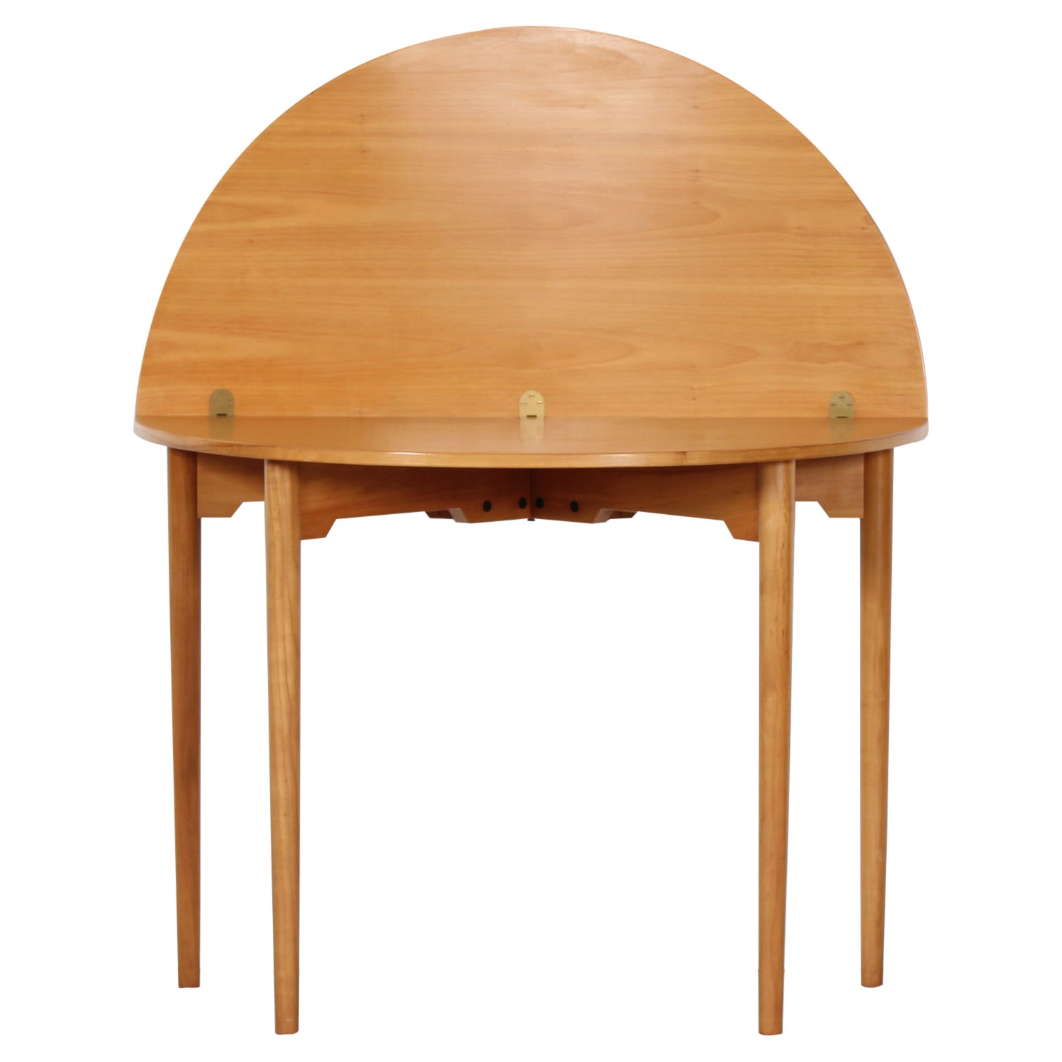 Tavolo da gioco Hans J. Wegner in Wood Wood, prodotto da Fritz Hansen A/S, Danimarca 1968