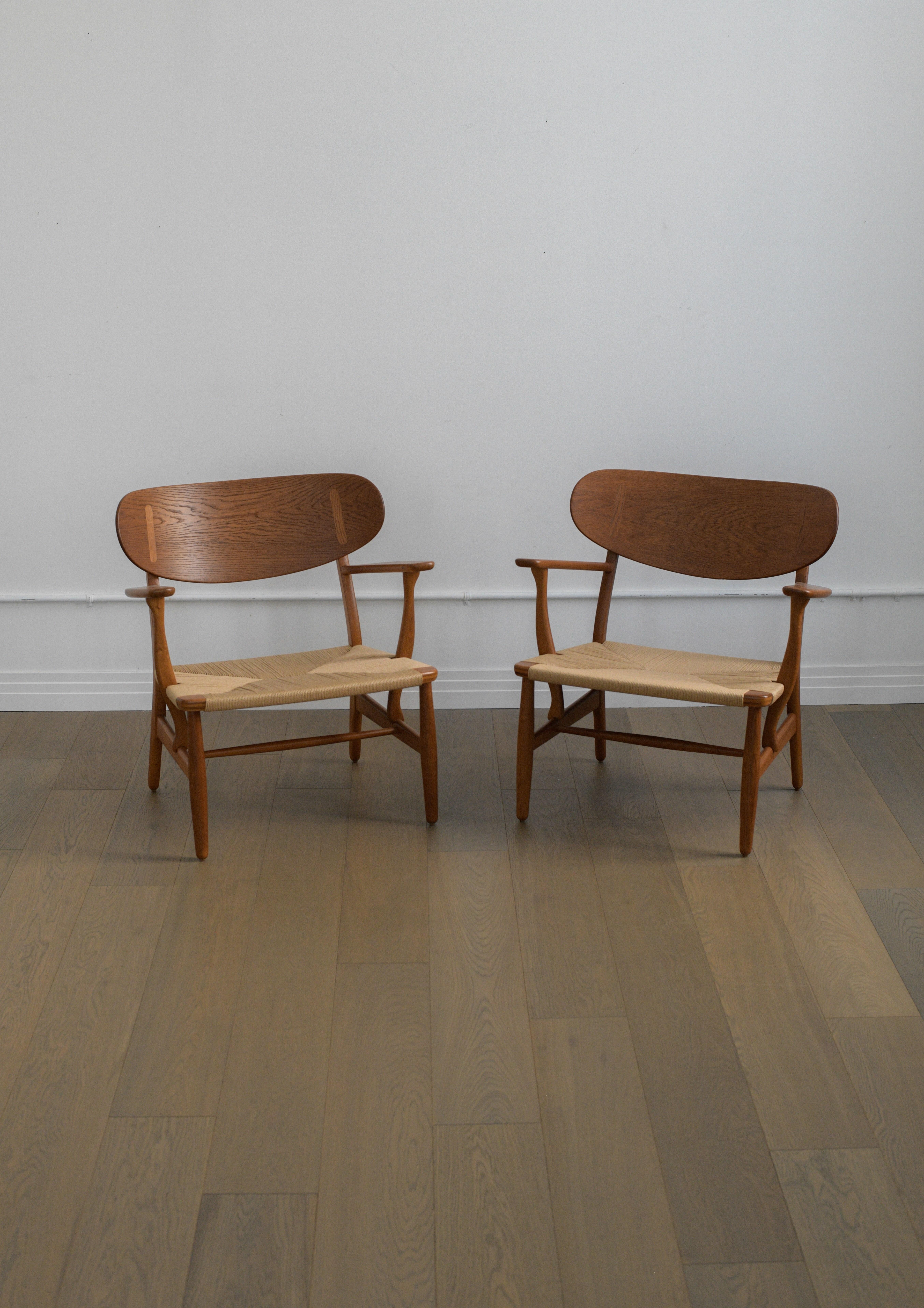 Hans J. Wegner CH 22 Liegestühle im Angebot 4