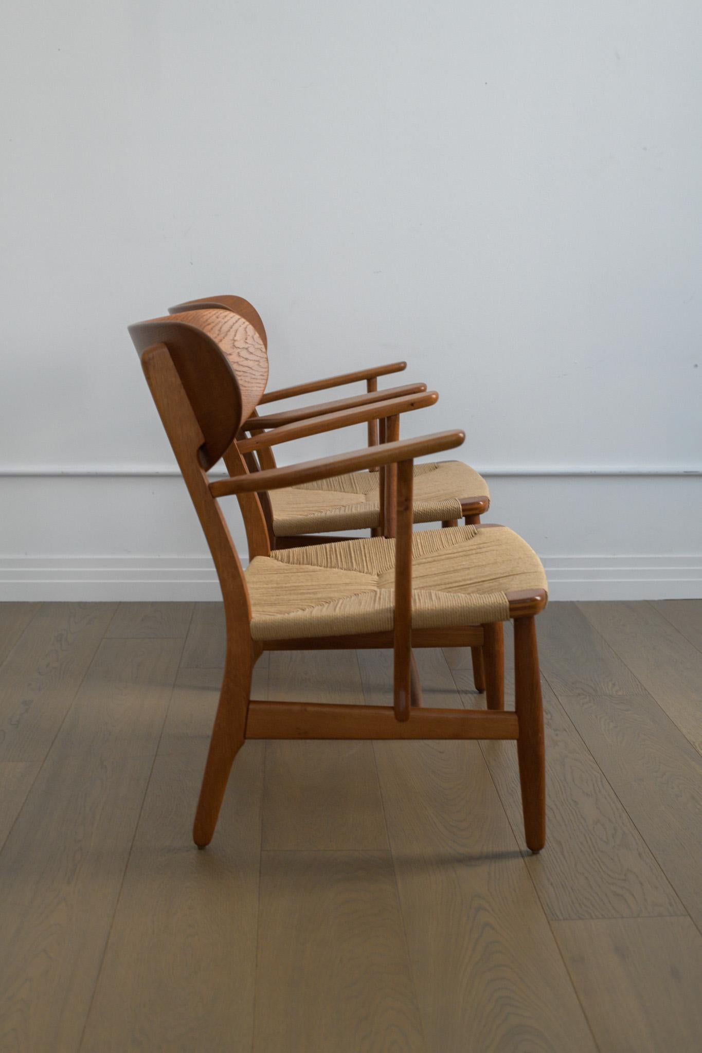 Hans J. Wegner CH 22 Liegestühle im Angebot 1