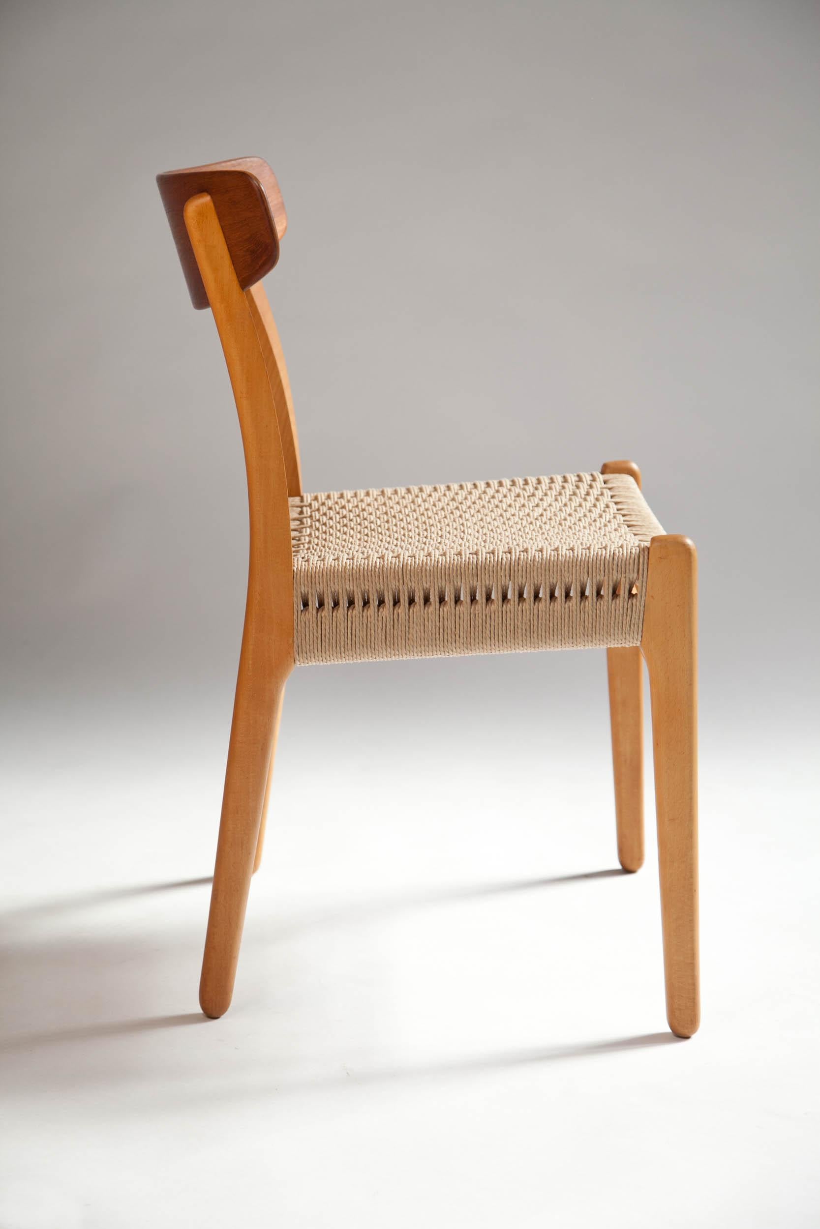 Hans J. Wegner Ch-23 Dining Chairs, Set of 6, Denmark 3