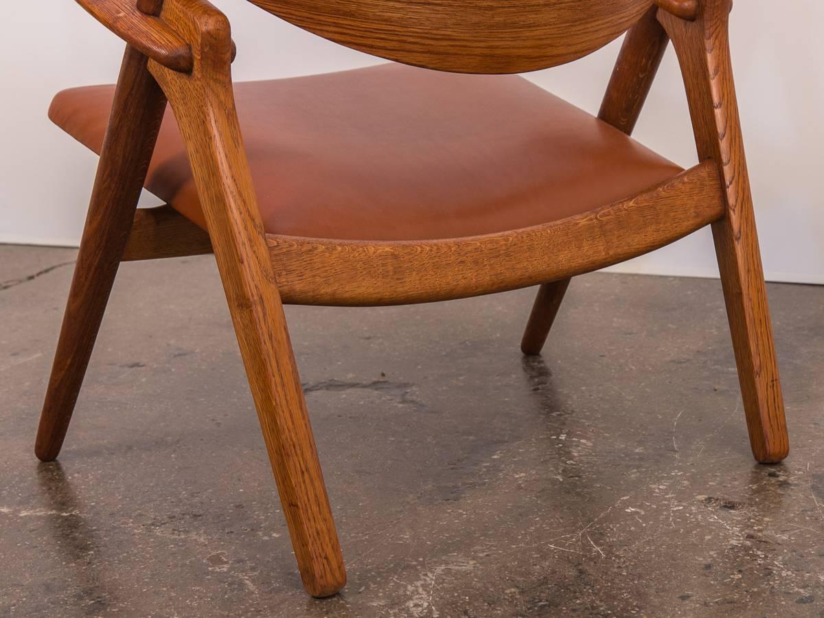 Mid-20th Century Hans J. Wegner Ch-28 Armchair