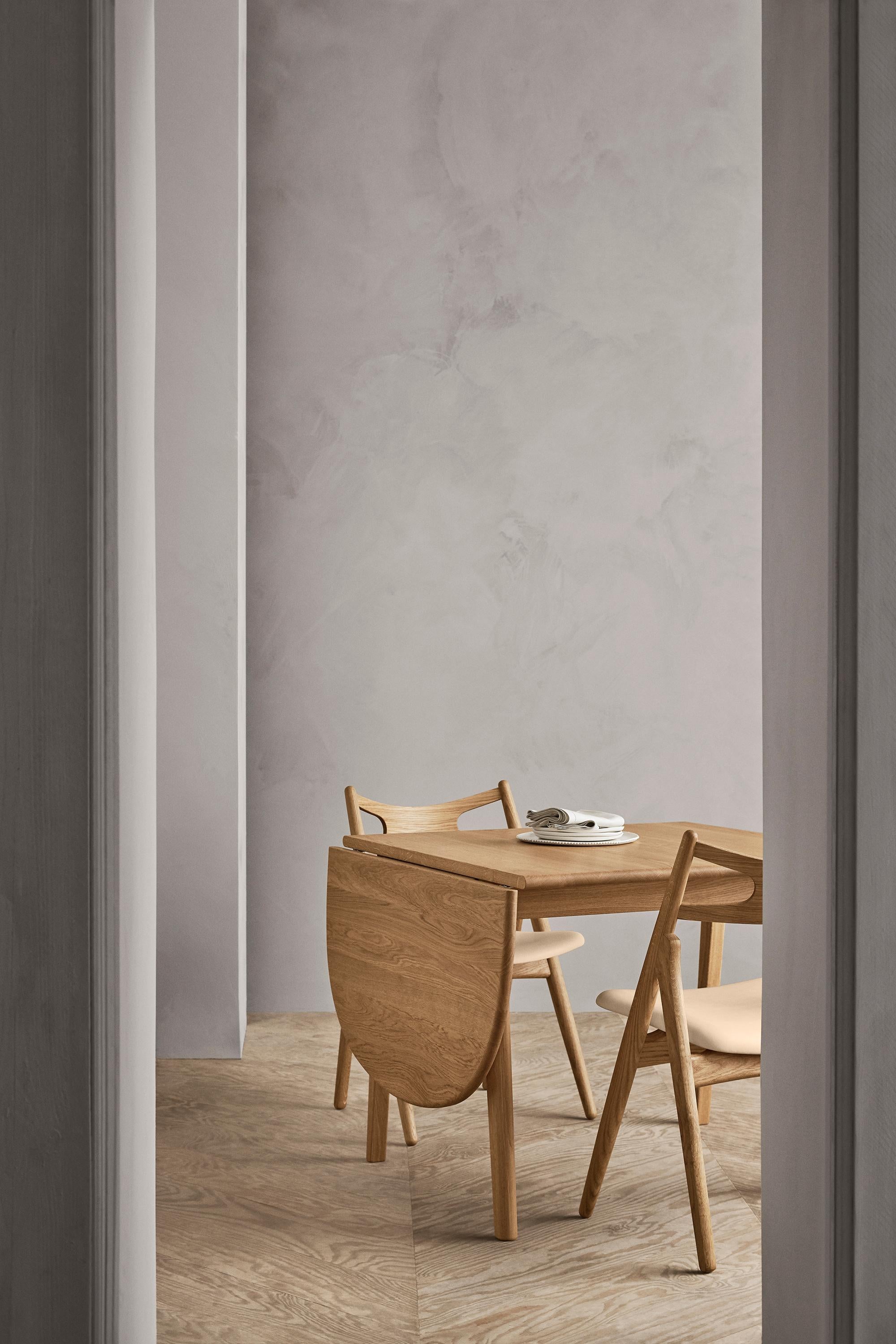 Danois Table de salle à manger CH002 de Hans J. Wegner en hêtre Huile pour Carl Hansen & Son en vente