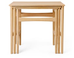 Hans J. Wegner 'CH004' Nesting Tables in Oak Oil for Carl Hansen & Son