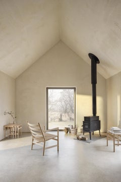 Hans J. Wegner 'CH004' Nesting Tables in Oak Soap for Carl Hansen & Son