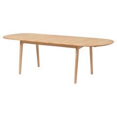 Mesa de comedor "CH006" de Hans J. Wegner en aceite de haya para Carl Hansen & Son