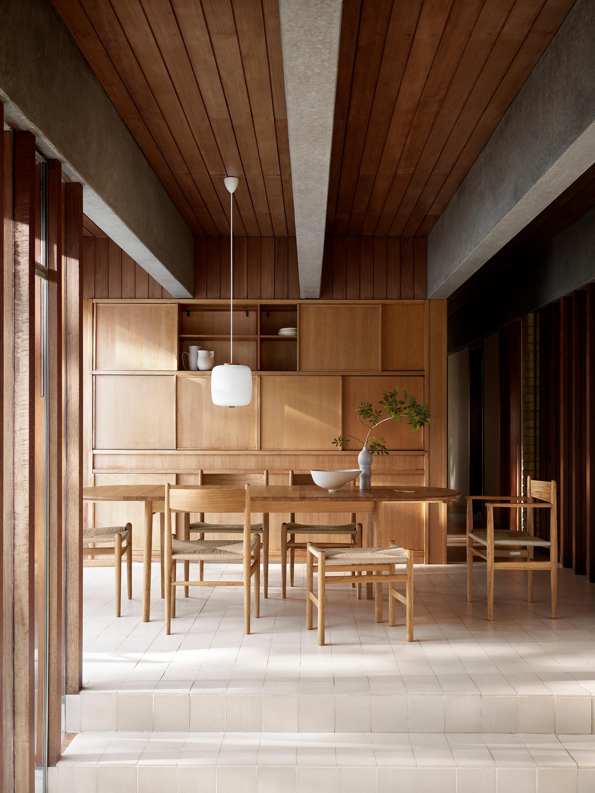 Danese Tavolo da pranzo Hans J. Wegner 'CH006' in Oak Oil per Carl Hansen & Son in vendita