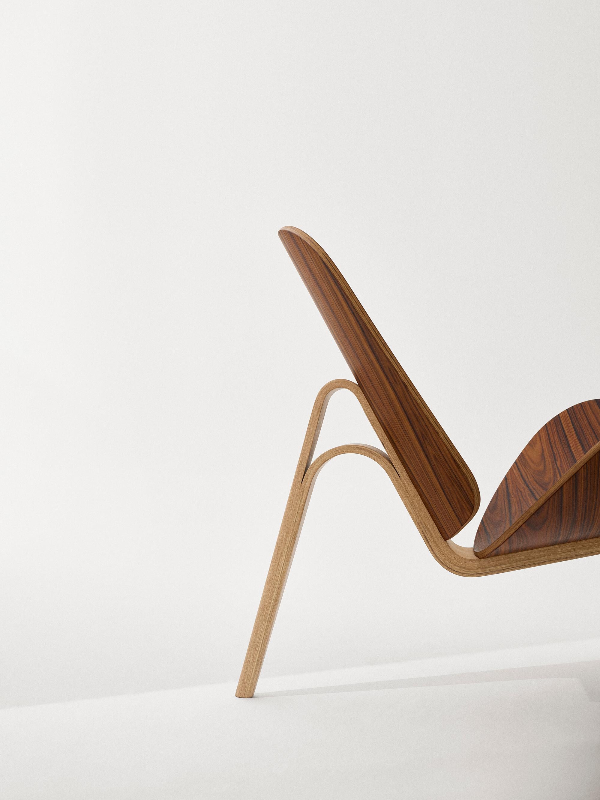 Contemporary Hans J. Wegner 'CH07 Shell' 60th Anniversary Lounge Chair for Carl Hansen & Son For Sale