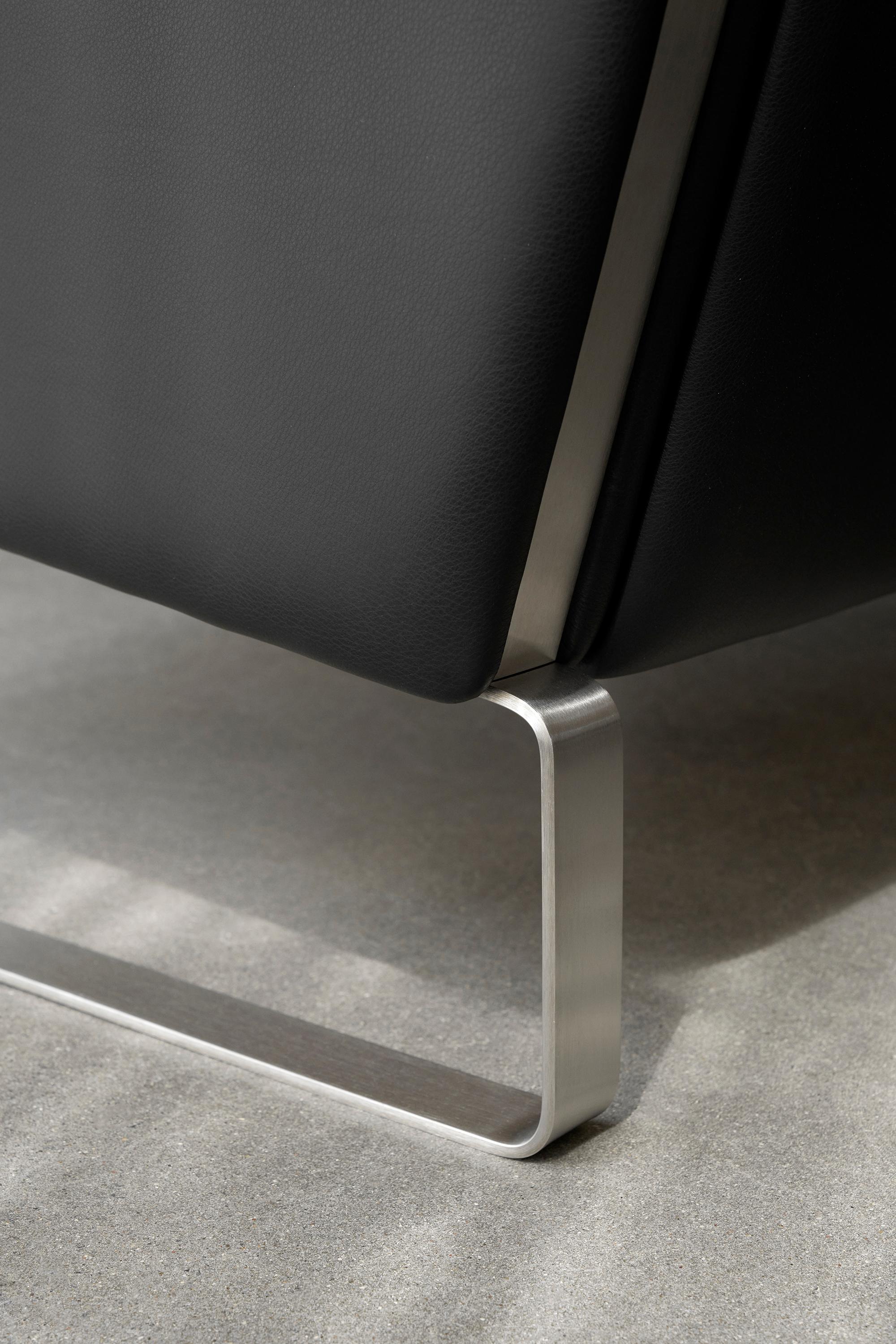 Hans J Wegner 'CH101' Loungesessel aus Thor-Leder für Carl Hansen & Sohn (Dänisch) im Angebot