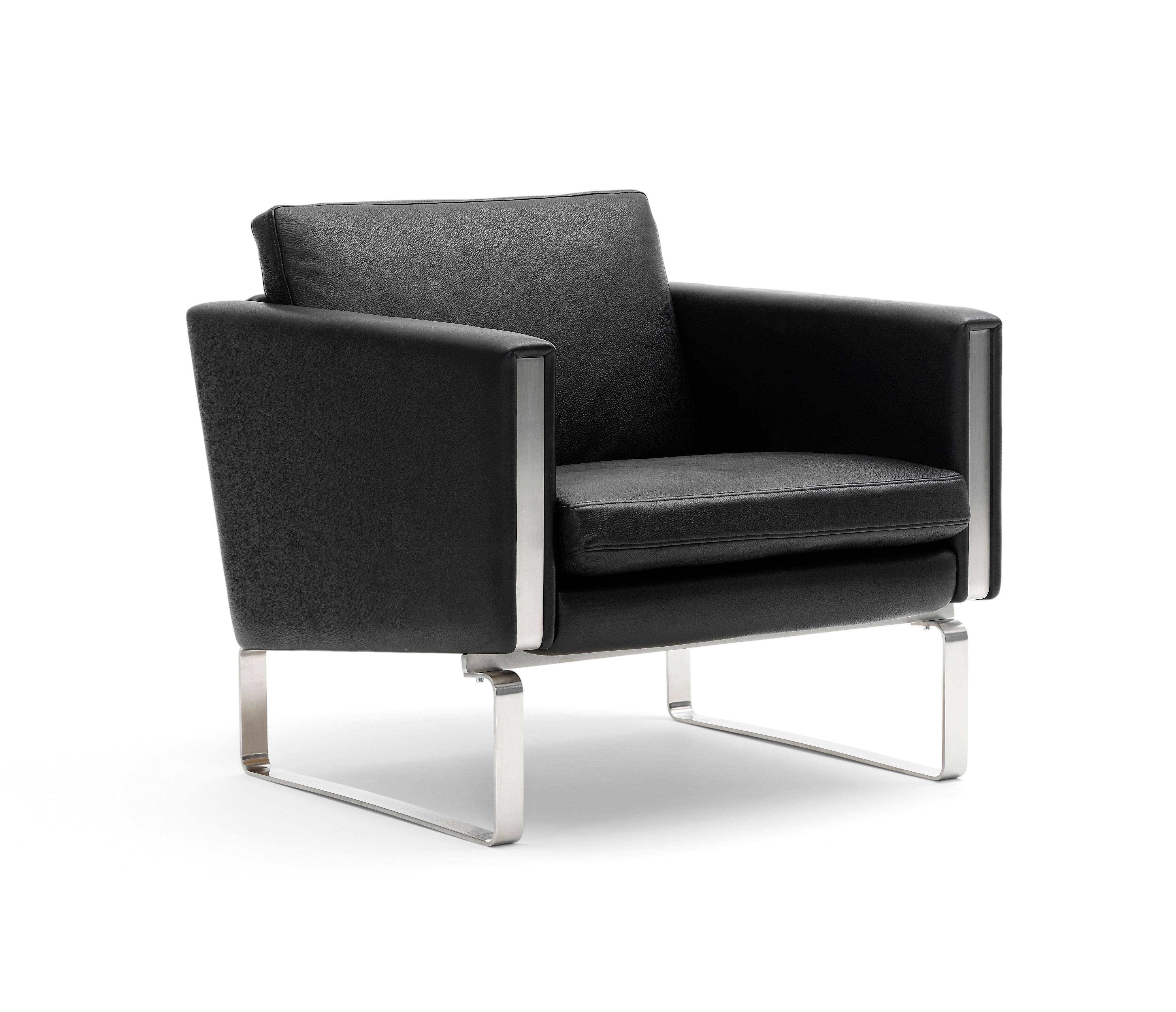 Hans J Wegner 'CH101' Loungesessel aus Thor-Leder für Carl Hansen & Sohn (21. Jahrhundert und zeitgenössisch) im Angebot
