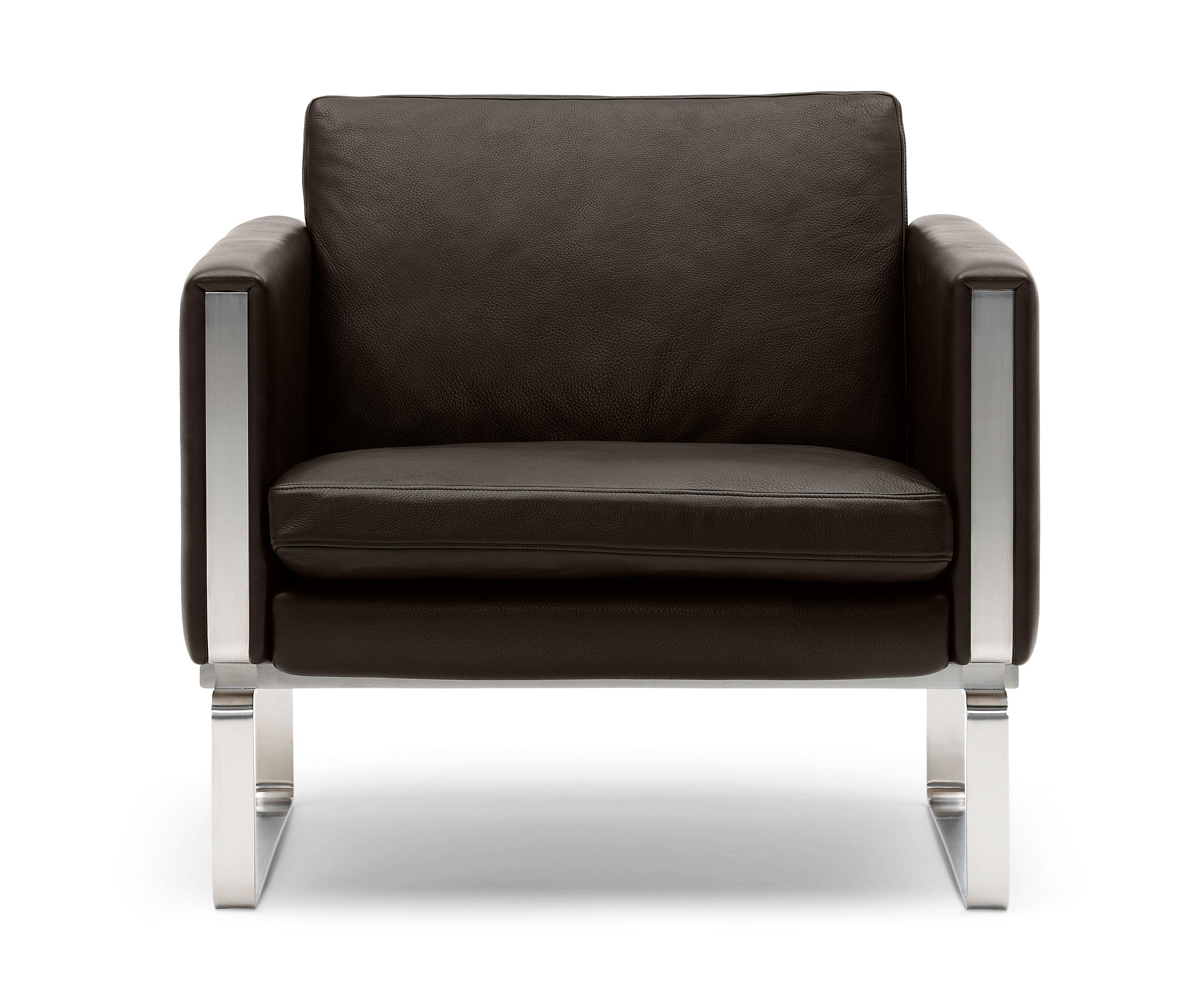 Hans J Wegner 'CH101' Loungesessel aus Thor-Leder für Carl Hansen & Sohn im Angebot 2