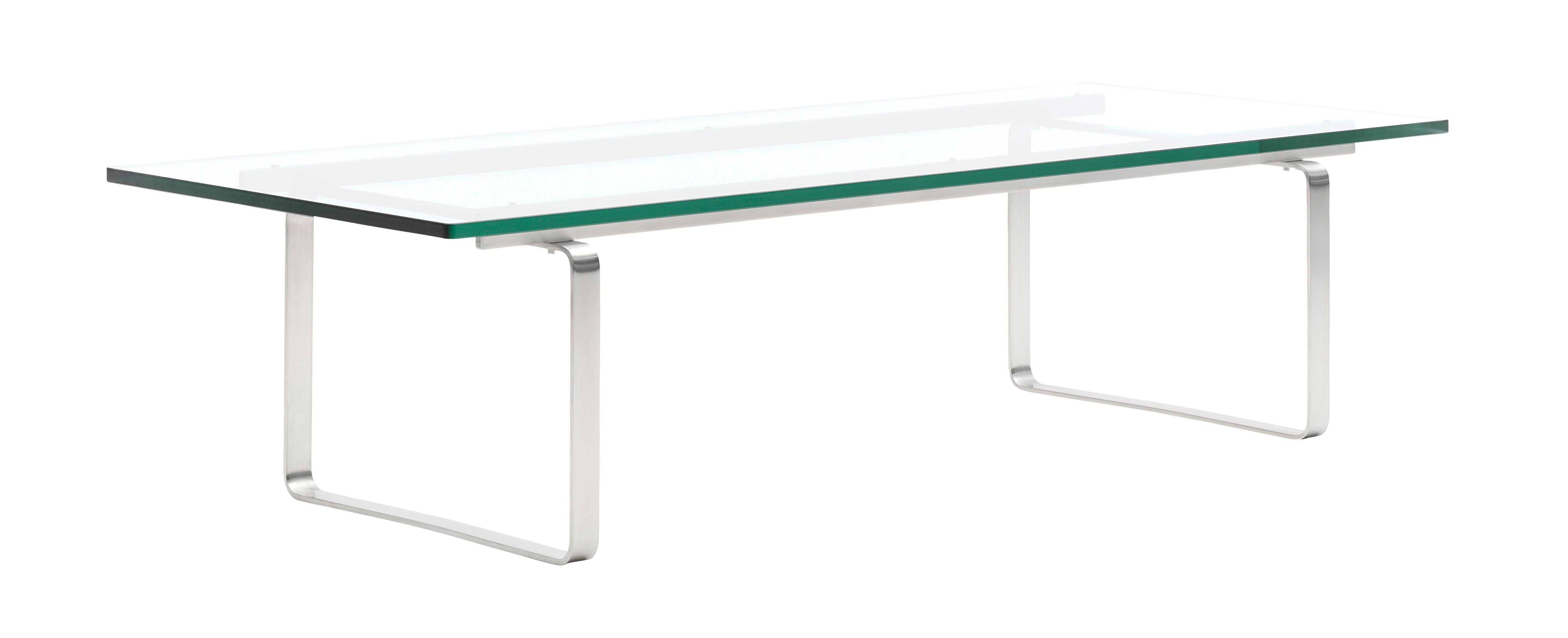 Acier inoxydable Table basse CH108 de Hans J. Wegner pour Carl Hansen & Son en vente