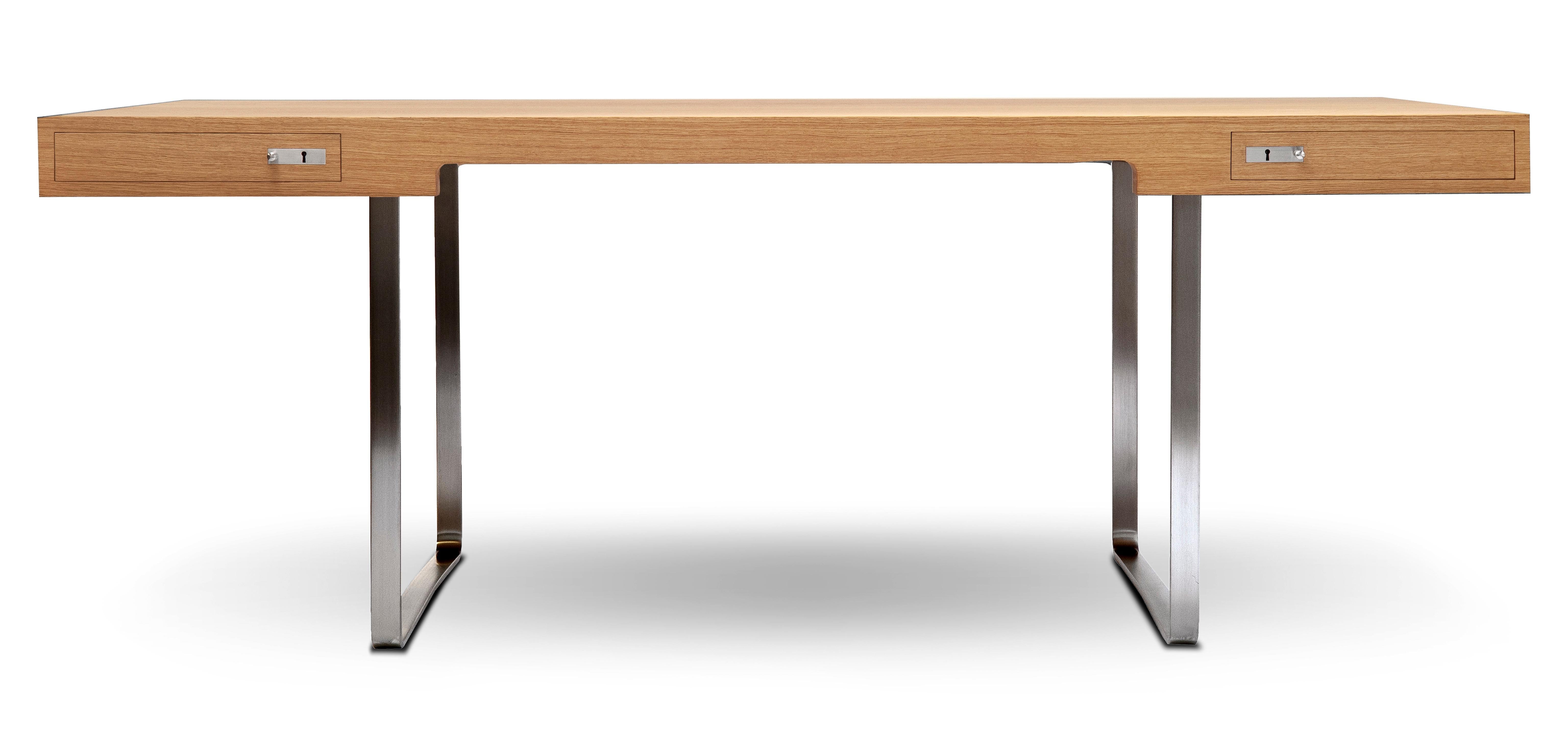 Hans J Wegner 'CH110' Schreibtisch aus Nussbaumholz, Öl für Carl Hansen & Sohn (21. Jahrhundert und zeitgenössisch) im Angebot