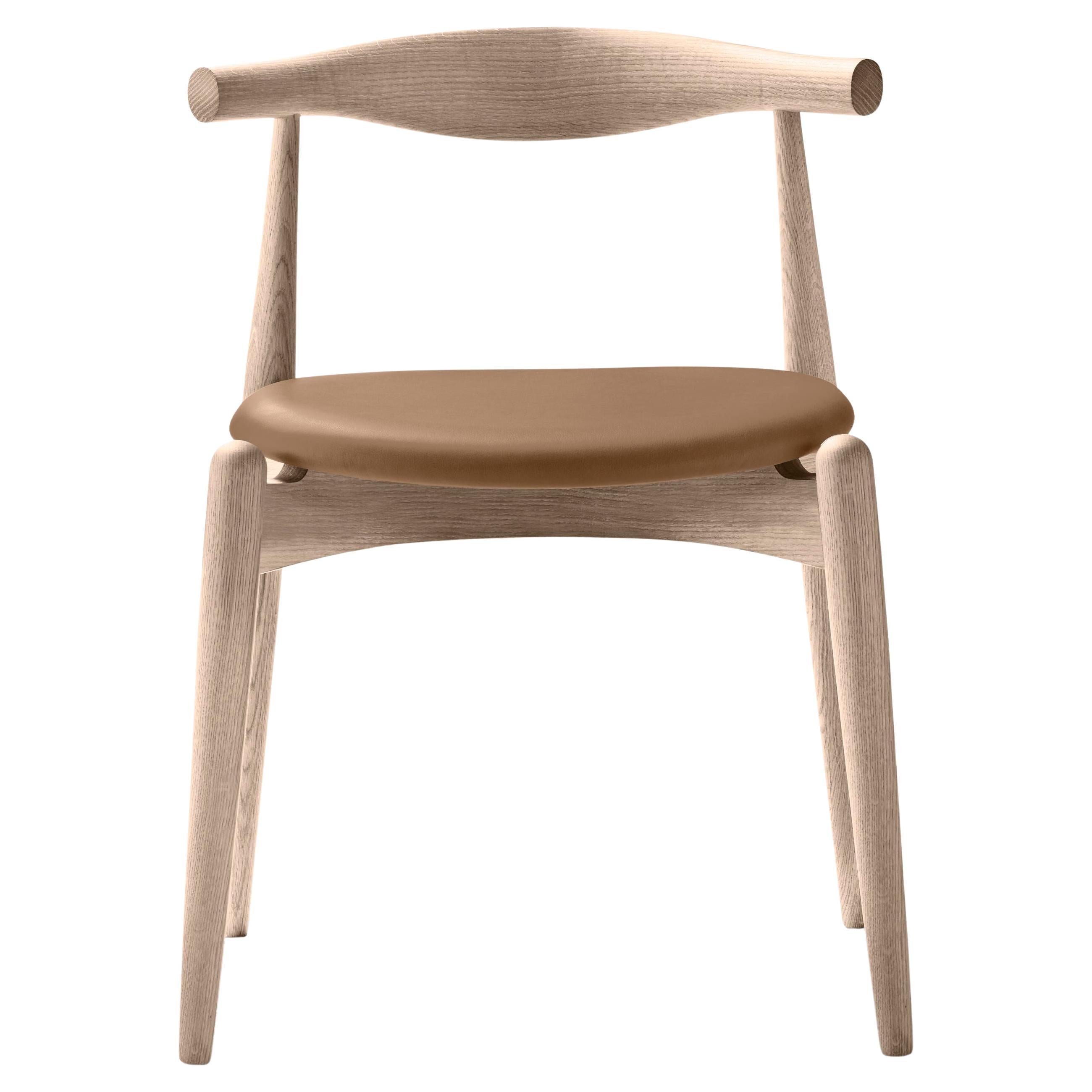 Hans J. Wegner CH20 Ellenbogenstuhl Eiche Seifenleder Thor 325 für Carl Hansen