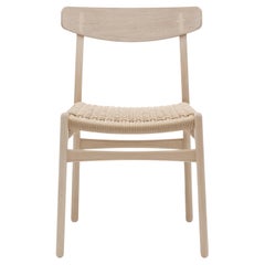 Hans J. Wegner CH23 Chair Oak Soap Natural Paper Cord for Carl Hansen