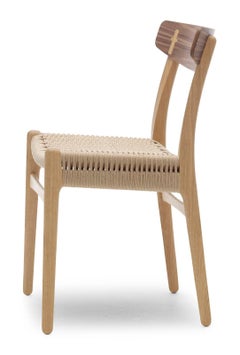 Hans J. Wegner CH23 Chair Oak/Walnut Oil Natural Paper Cord for Carl Hansen