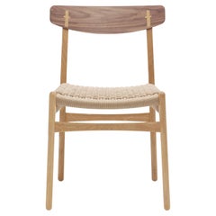 Hans J. Wegner CH23 Chair Oak/Walnut Oil Natural Paper Cord for Carl Hansen