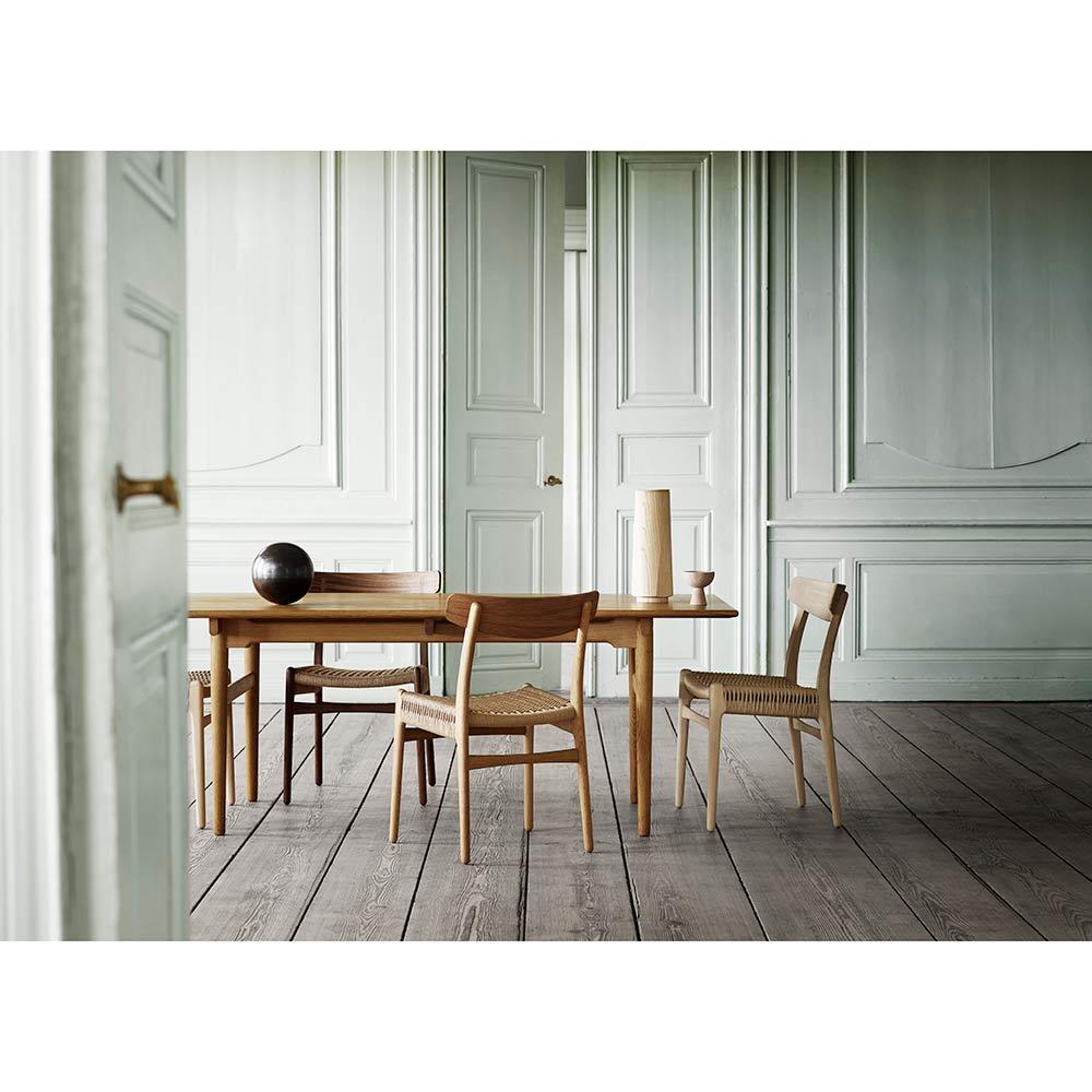 Hans J. Wegner CH23 Stuhl Walnussöl Naturpapier Corde für Carl Hansen (Geölt) im Angebot