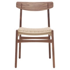 Hans J. Wegner CH23 Chair Walnut Oil Natural Paper Cord for Carl Hansen