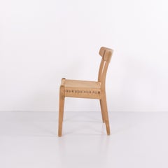 Hans J. Wegner CH23 Oak Dining Chairs with Woven Seats by Carl Hansen & Søn 196