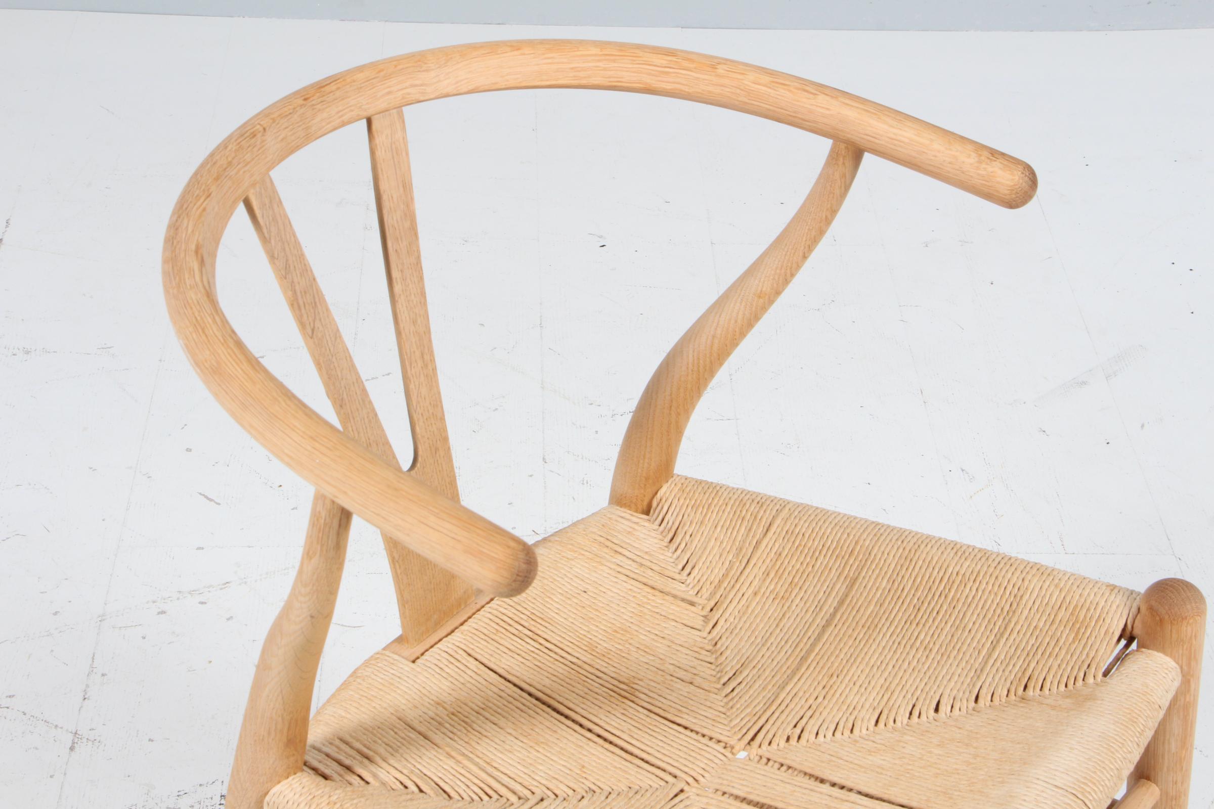 Danois Hans J. Wegner CH24 Wishbone Chair, années 1970, Oak en vente