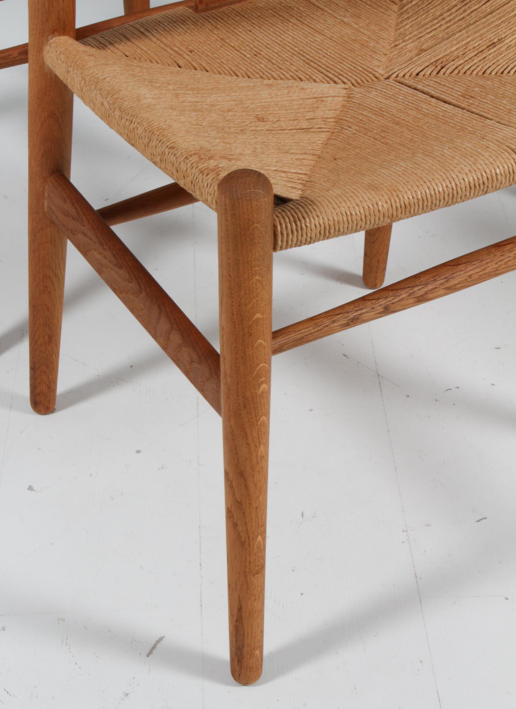 Hans J. Wegner CH24 Wishbone Chair, 1970s, Oak In Good Condition In Esbjerg, DK