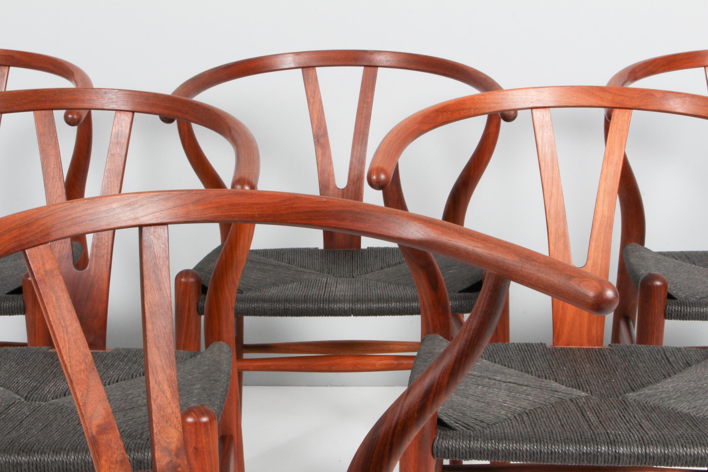 Late 20th Century Hans J. Wegner CH24 Wishbone Chair, 1970s, walnut