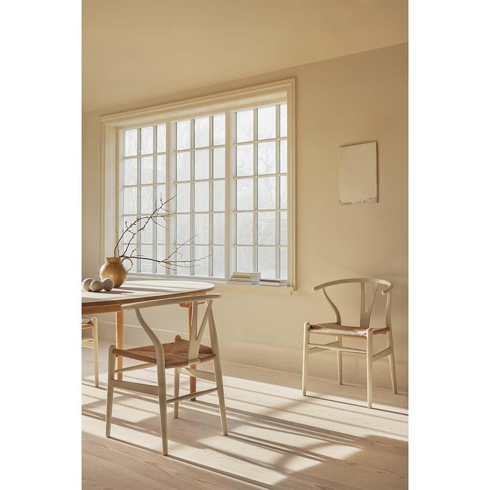 XXI secolo e contemporaneo Hans J. Wegner CH24 Sedia Wishbone Beeche Natural Papercord per Carl Hansen in vendita