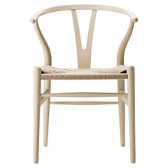 Hans J Wegner CH24 Wishbone Chair Beech Barley Natural Papercord for Carl Hansen