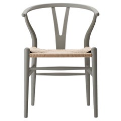 Hans J. Wegner CH24 Wishbone Chair Beech Clay Natural Papercord for Carl Hansen