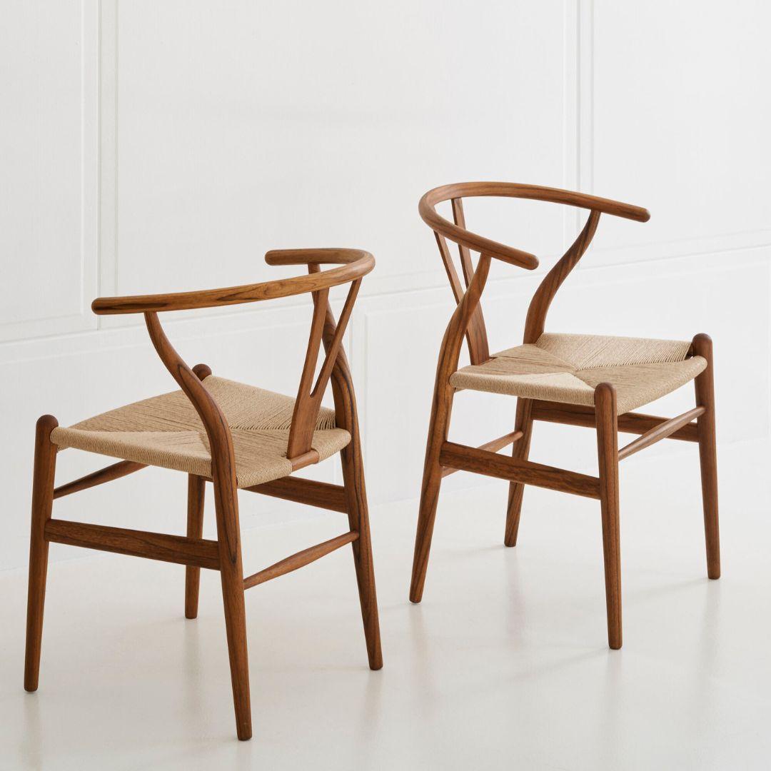 Hans J. Wegner ''CH24 Wishbone'' Stuhl aus Teakholz und Öl für Carl Hansen & Sohn im Angebot 2