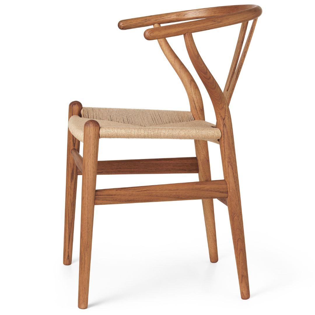 Danish Hans J. Wegner 'CH24 Wishbone' Chair in Teak and Oil for Carl Hansen & Son For Sale