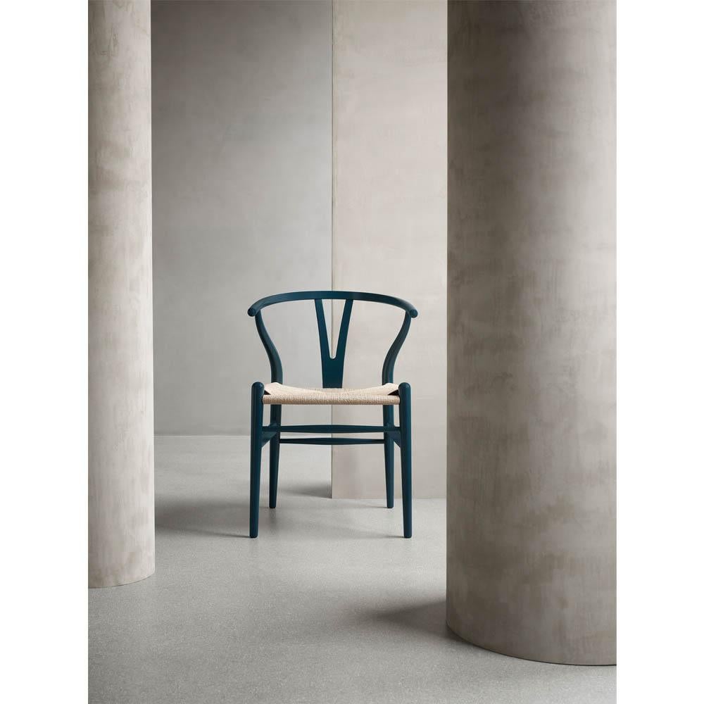 Hans J. Wegner CH24 Wishbone Chair Nordsee Natural Papercord für Carl Hansen (Papierkordel) im Angebot