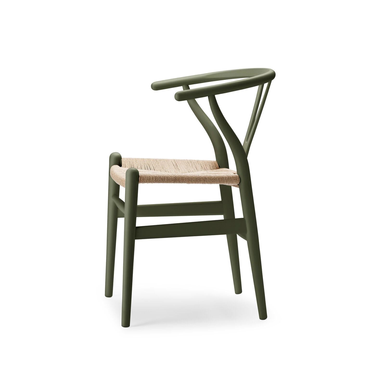 Hans J. Wegner CH24 Wishbone Chair Seegras Natural Papercord für Carl Hansen (Moderne der Mitte des Jahrhunderts) im Angebot