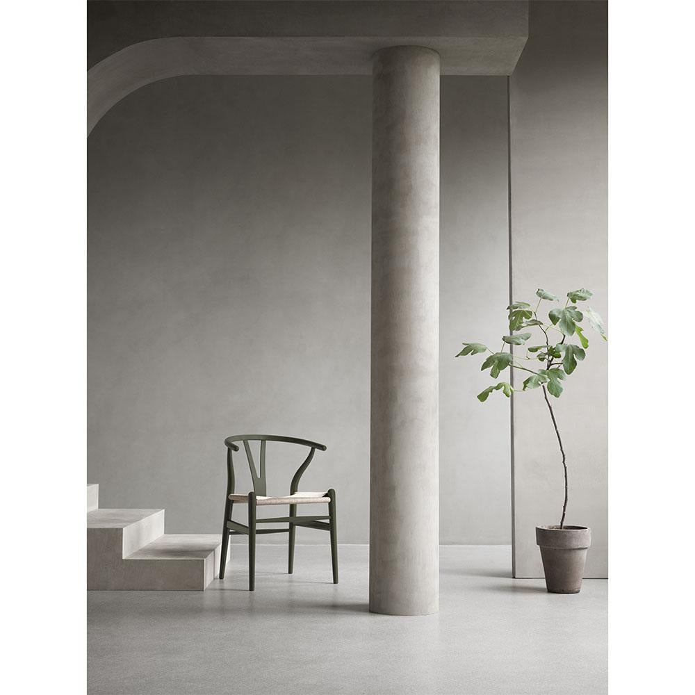Hans J. Wegner CH24 Wishbone Chair Seegras Natural Papercord für Carl Hansen (Papierkordel) im Angebot
