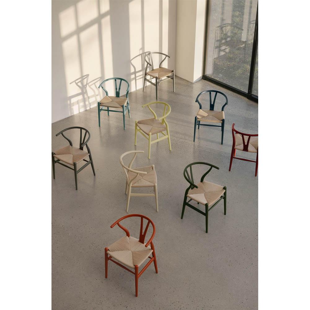 Hans J. Wegner CH24 Wishbone Chair Seegras Natural Papercord für Carl Hansen im Angebot 1