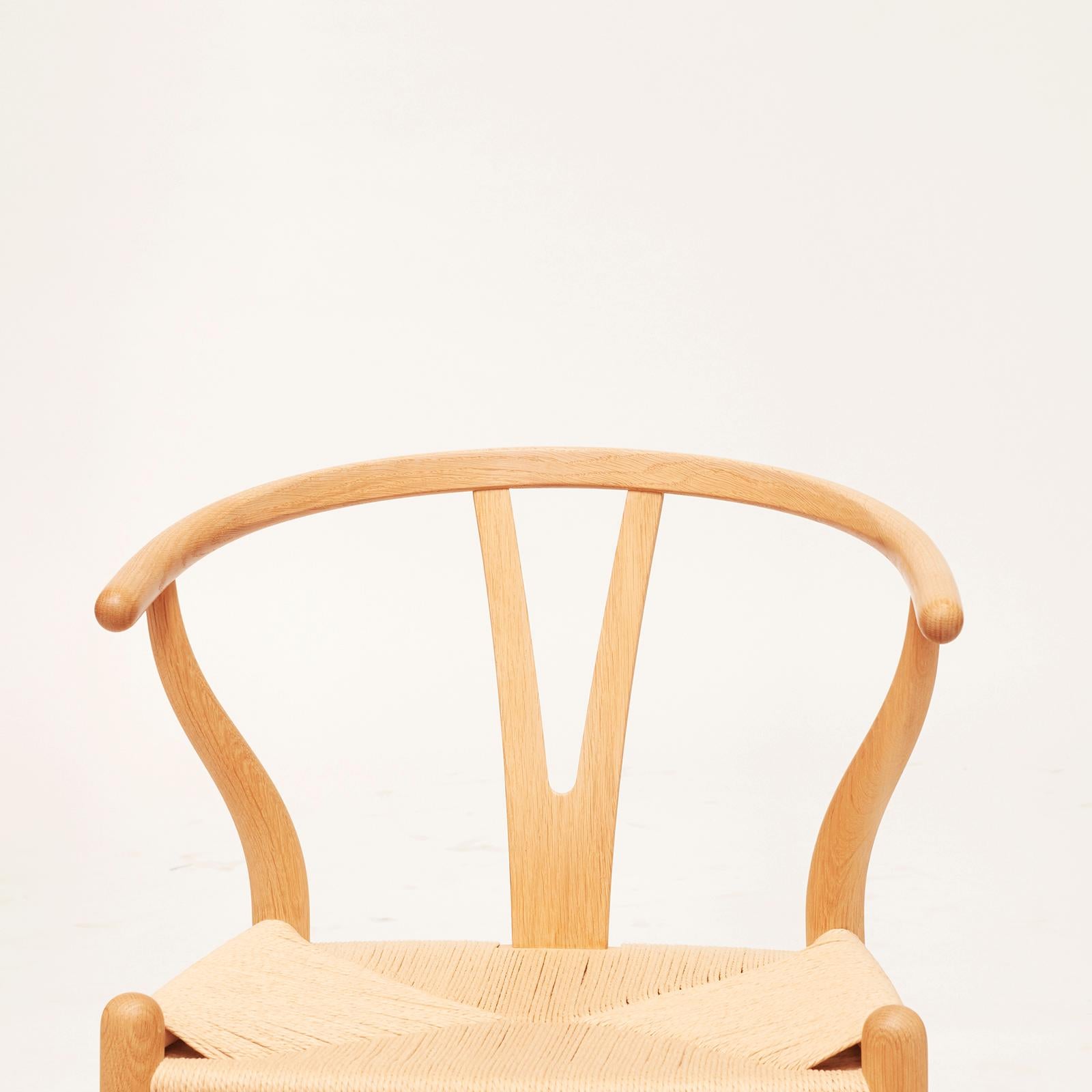 Modern Hans J. Wegner CH24 Wishbone Chair, Set of 6