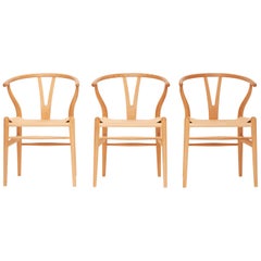 Hans J. Wegner CH24 Wishbone Chair, Set of 6