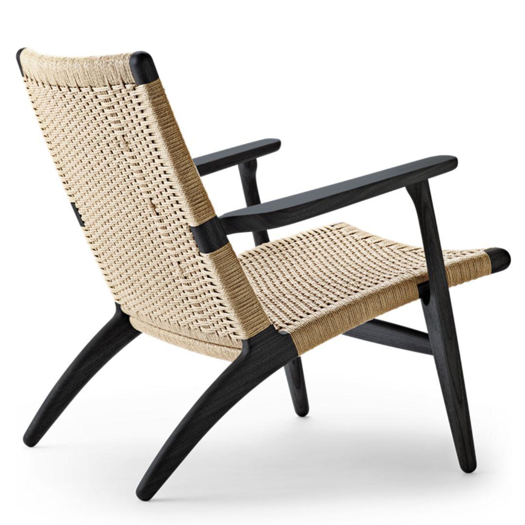 Hans J Wegner 'CH25' Chair in Oak, Oil & Natural Papercord for Carl Hansen & Son For Sale 3