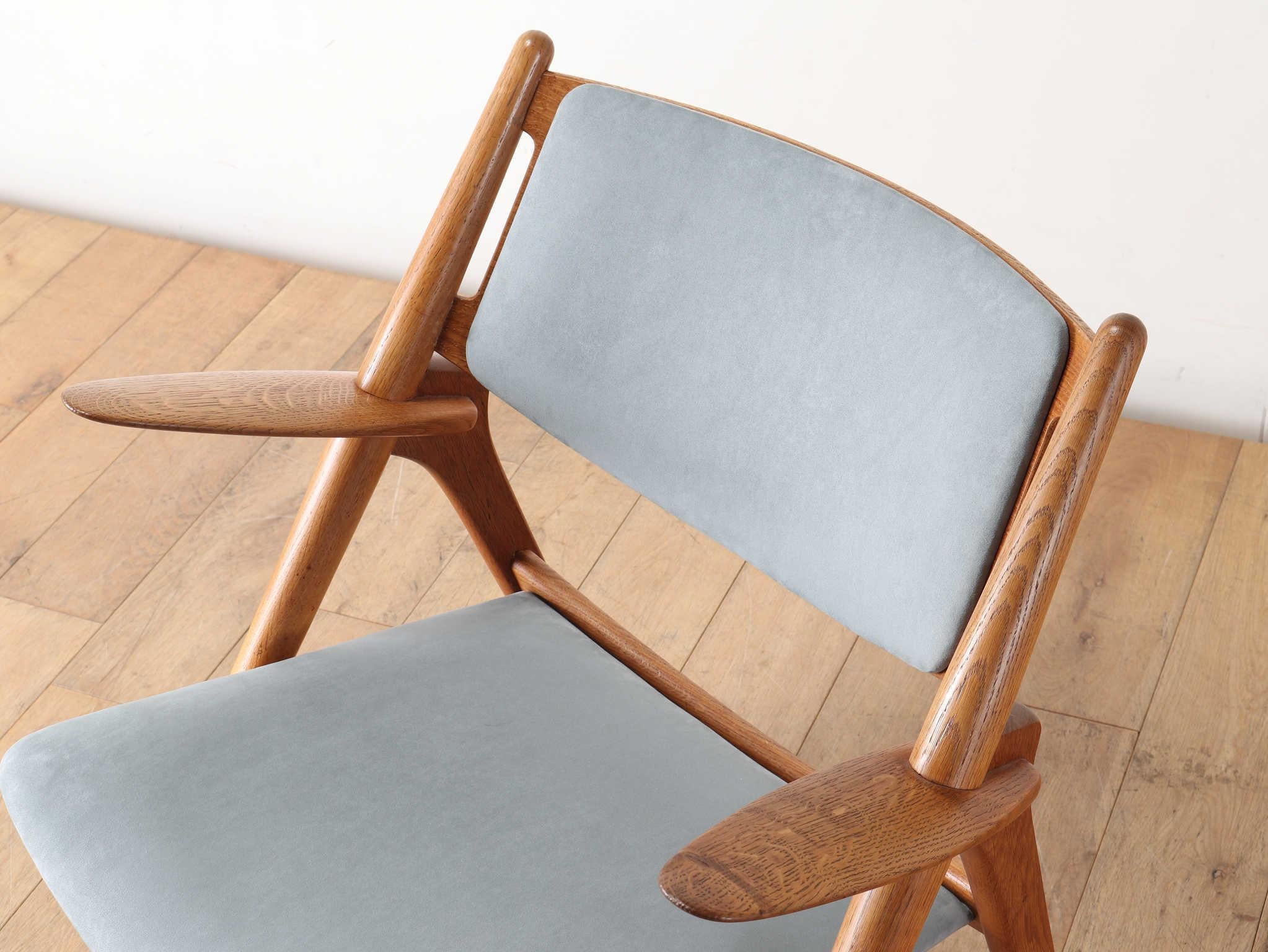 Danish Hans J. Wegner CH28 Lounge Chair, 1960s For Sale