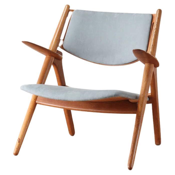 Hans J. Wegner CH28 Lounge Chair, 1960er Jahre im Angebot
