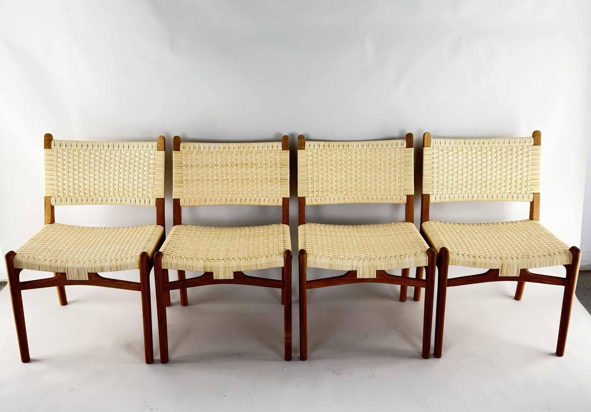 Hans J. Wegner CH31 dining chairs im Zustand „Gut“ im Angebot in Egå, DK